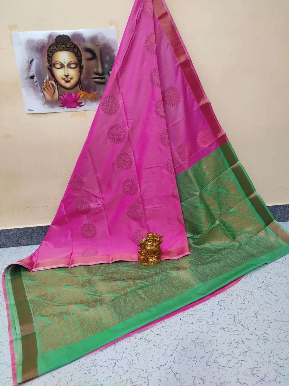 Buy Sea Green & Lavender Combo Soft Elampillai Blended Silk Saree With  Contrast Pallu With Copper Zari Buttas Festive Sarees Online in India - Etsy